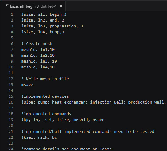 Flux domain-specific language editor