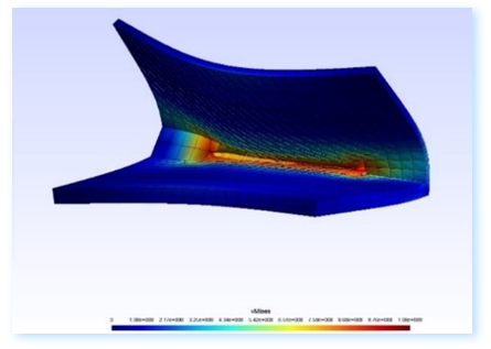Thermo-mechanical simulation of welding process